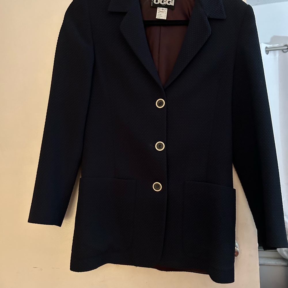 Valentino OGGI blue blazer with triple breasted buttons